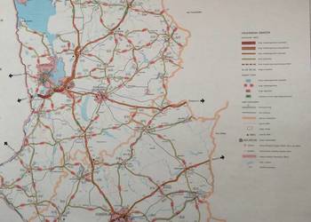 ( 2537 ) Mapa Sieci Dróg Krajowych Woj. Szczecińskie