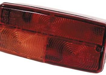 Lampa tylna zespolona, prawa prostokątna, czerwona/pomarańczowa przykręcan…