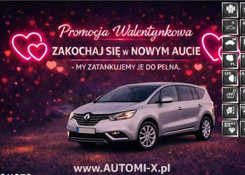 Renault Espace 1.6 D 160KM *Ledy 7-Os *AUTOMAT ,GWARANCJA/ Zamiana AUTOMI-…