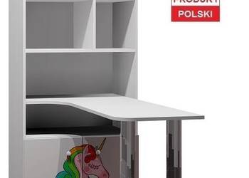 JEDNOROŻEC 14 - N36 regał z biurkiem dziecięcy 80x40 w.190