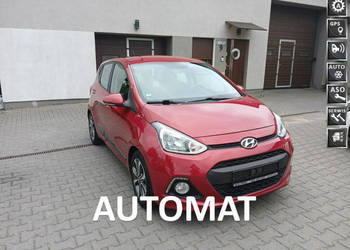 Hyundai i10 1.3i AUTOMAT półskóry alufelgi navi czujniki klimatronik stanB…