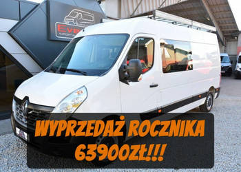 Renault Master 7 osobowy brygadówka doka max pełna opcja servis bagażn