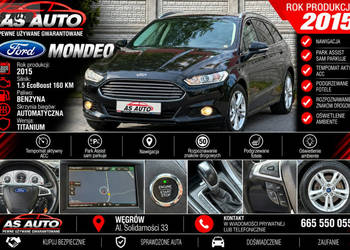 Ford Mondeo 1,5T 160KM Automat/Converse/Navi/ParkAssist/Lane Assist/Serwis…