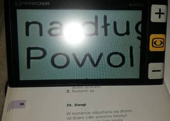 Lupa elektroniczna do czytania Reinecker Mano5