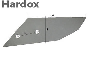 Dłuto 100hektarów HARDOX 200678/P części do pługa NIEMEYER