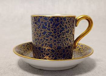 PARAGON Mokka Duo Przepiekna filiżanka Duet Kobalt Anglia PARAGON Mokka Duo Przepiekna filiżanka Duet Kobalt Anglia