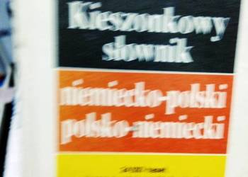 Kieszonkowy słownik niemiecko polski
