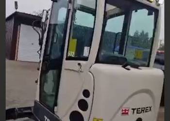 Minikoparka terex