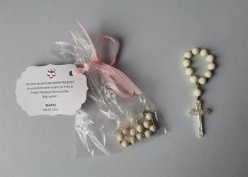 Podziękowania Komunia Dziewczynka – Różaniec Ecri A2