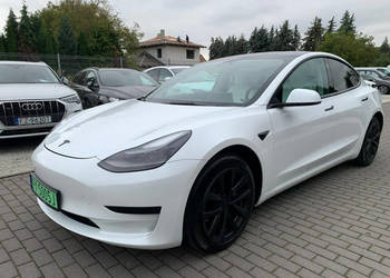 Tesla Model 3 Autopilot Kamery Białe Wnętrze