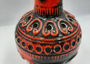 Śliczny stary ceramiczny wazon niemiecki -sygnowany.