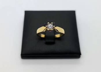 Złoty pierścionek próby 585 - 3,45g (Rozmiar 16)