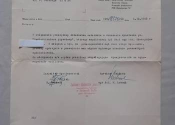 Zawiadomienie o wynagrodzeniu dla spadkobierców wynalazcy, ZG Konrad, 1968