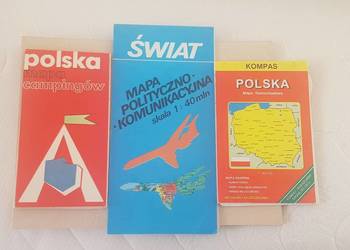 Mapa samochodowa , turystyczna, atlas - różne