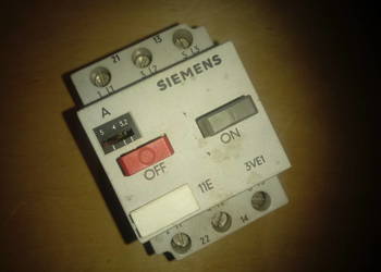 Wyłącznik ochronny silnika SIEMANS 3VE1010-8J