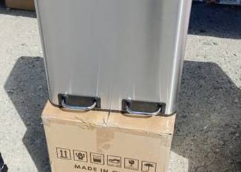 Kosz na śmieci 30 litrów aluminium