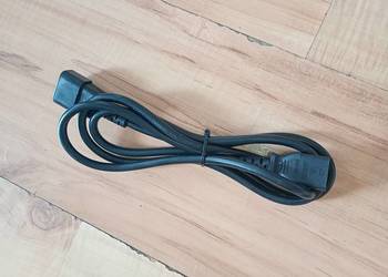kabel przedłużacz zasilacz PC i inne, czarny