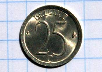 25 CENTYMÓW 1973 ROK - BELGIA