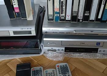 2szt. Magnetowid LG i GoldStar i 2szt. DVD dla kolekcjonera Retro