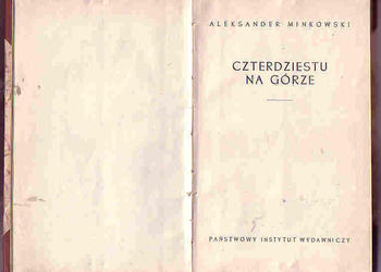 (4300) CZTERDZIESTU NA GÓRZE – ALEKSANDER MINKOWSKI