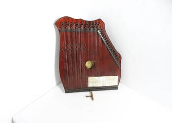 Zabytkowa Cytra Akordowa + Oryginalny Klucz | Unikatowy Antyk