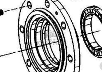 Fendt Favorit 514 Piasta Osi Przedniej CZĘŚCI F514300020220