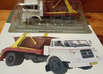 SKODA LIAZ 706 MTS Kontener deagostini 1:43 Kultowe ciężarówki PRL KCP
