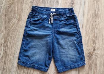 krótkie spodenki jeans F&F r 134 jeansowe