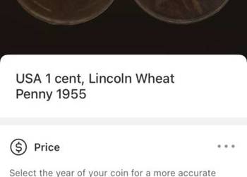 1 cent amerykanski, rok produkcji: 1955