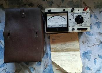 Miernik Multimetr Analogowy 43101 ZSRR CCCP – Zestaw z Etui i Dokumentacją