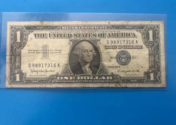 Banknot 1 dollar - rocznik 1957