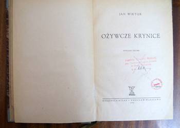 Jan Wiktor - Ożywcze krynice - 1946