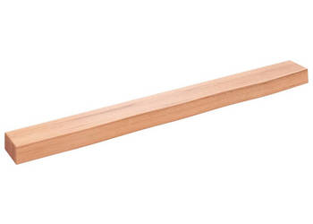 Półka jasnobrązowa 100x10x6cm lakierowane lite drewno dębowe WM-363676