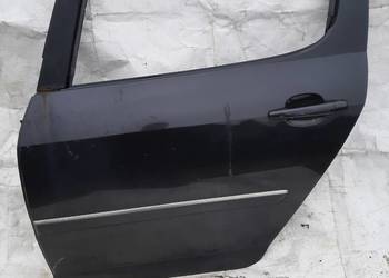 Peugeot 407 drzwi lewe tylne lewy tył czarne