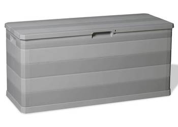 vidaXL Skrzynia ogrodowa, szara, 117 x 45 x 56 cm(SKU:43709)