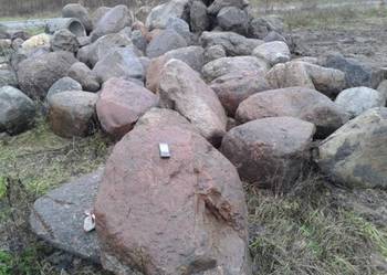 Kamien Kamienie Polny Polne Brukowce Głay Głaz Duży Ogrodu