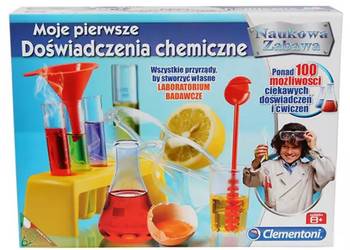 Moje pierwsze doświadczenia chemiczne . Naukowa zabawa. Clementoni