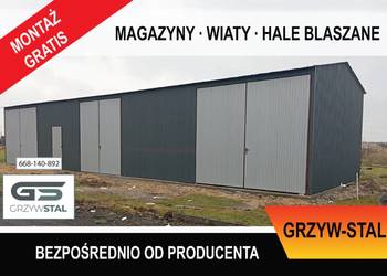 Garaż Blaszany - Magazyn -Hala -Wiata - Garaże Blaszane - GRZYWSTAL