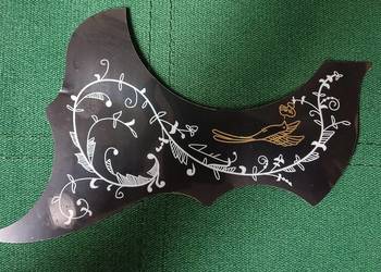 Osłona naklejka ozdoba na gitarę klasyczną łezka