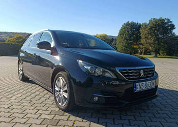 Peugeot 308 Kombi 1.6 BlueHDI 131KM, autoamt, hak, serwis, Faktura VAT23% …