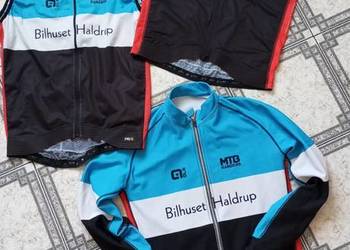 Ale Italia komplet rowerowy męski bluza koszulka bezrękawnik kamizelka XXL