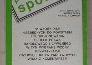 Prawo spółek - 1991 - J. Jędrszczyk, W. Serda, A. Szumański