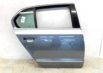 DRZWI PRAWY TYŁ SKODA SUPERB II Sedan/Limuzyna 08-15 Platin Grey