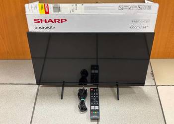 Telewizor Sharp 24" 24FH2EA Frameless Android TV LED | Pilot Kabel Pudełko