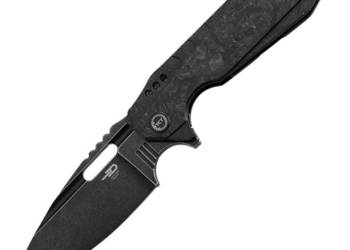 Nóż składany Bestech Shodan Black Titanium / Carbon Fiber, Black Stonewash…