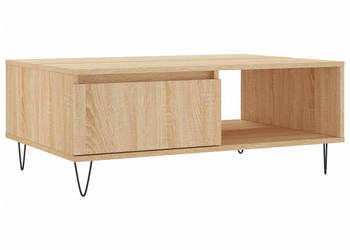 Stolik kawowy dąb sonoma 90x60x35 cm materiał drewnopochodny WM-827063