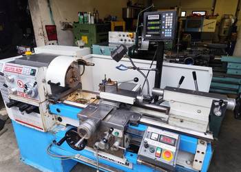 Tokarka do metalu Tub 40 x 1000 Mexpol odczyty film piła taśmowa dłutownica