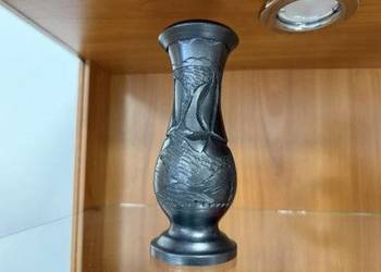 Artystyczny Świecznik z Węgla Kamiennego – Górnicze Rękodzieło (16 cm)
