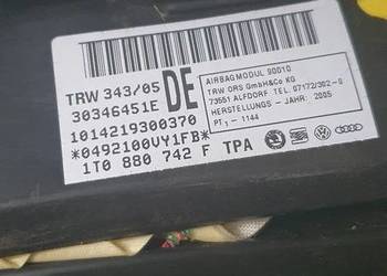 Kurtyna wv Touran 1T0880742F