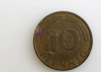 Moneta 10 Pfennig Fenigów 1950 ( Republika Federalna )